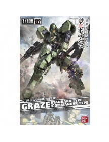 Bandai 1/100 IBO 002 GRAZE (STANDARD TYPE/COMMANDER TYPE) 鐵血孤兒克雷斯(一般機/指揮官機) Bandai 1/100 IBO 002 GRAZE (STANDARD TYPE/COMMANDER TYPE) 鐵血孤兒克雷斯(一般機/指揮官機)
