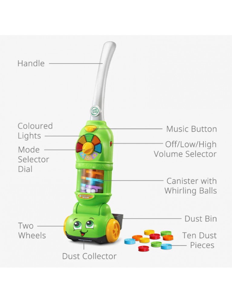LEAPFROG PICK UP AND COUNT VACUUM 寶寶吸塵器 LEAPFROG PICK UP AND COUNT VACUUM 寶寶吸塵器