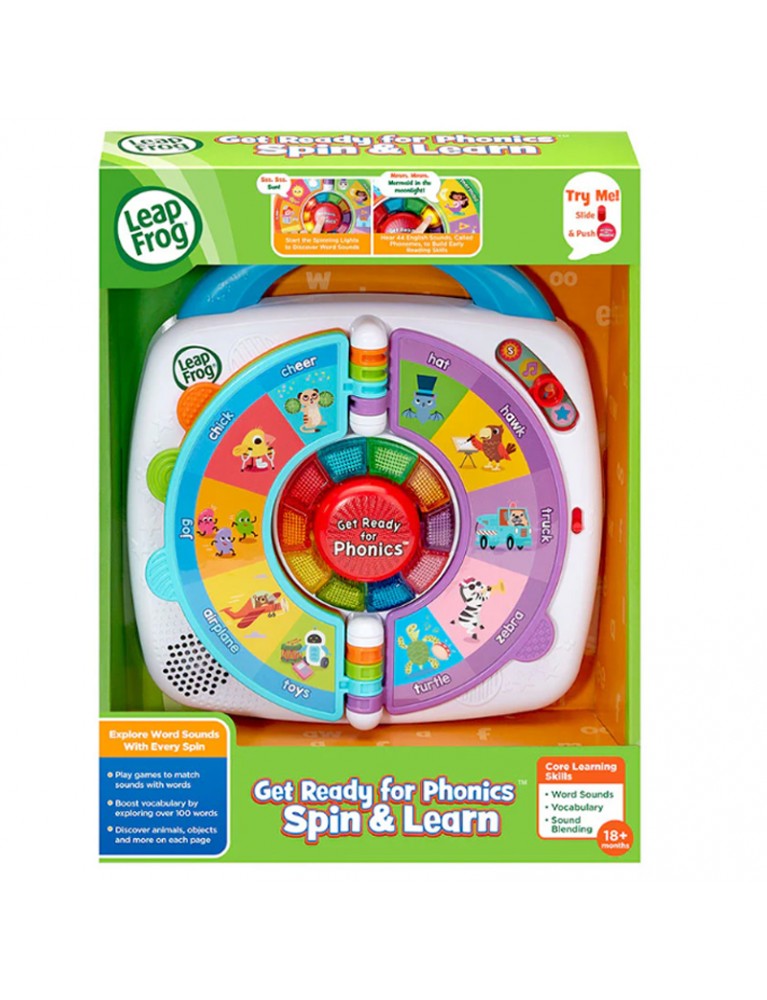 LEAPFROG GET READY FOR PHONICS SPIN & LEARN 字母發音學習板 LEAPFROG GET READY FOR PHONICS SPIN & LEARN 字母發音學習板