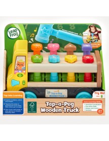 LEAPFROG TAP-A-PEG WOODEN TRUCK 聲光木頭車