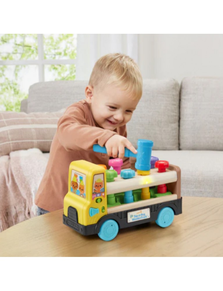 LEAPFROG TAP-A-PEG WOODEN TRUCK 聲光木頭車 LEAPFROG TAP-A-PEG WOODEN TRUCK 聲光木頭車