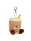 PALM PALS KEYCHAIN MILKY TEA BOBA 4" 奶茶波波匙扣4吋