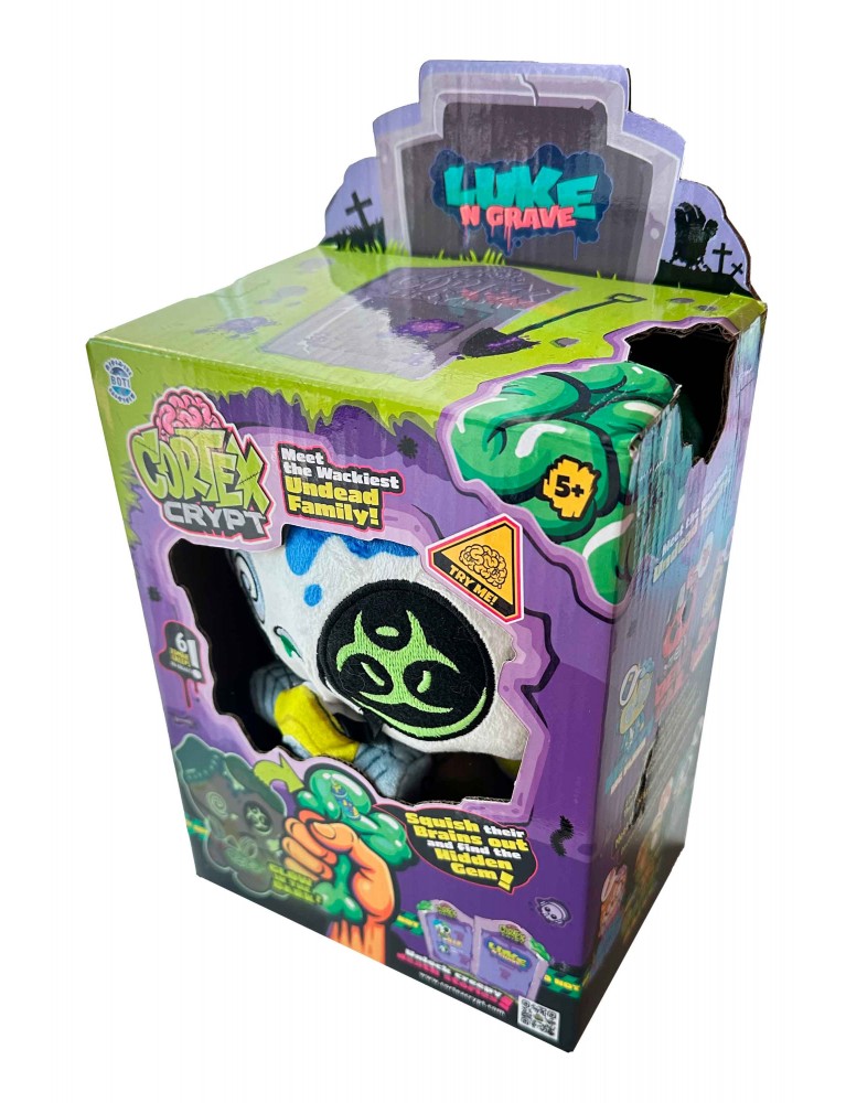 CORTEX CRYPT 8' PLUSH - LUKE N GRAVE 玩腦奇寶 8"奇寶 - 路過 和 10CM 腦袋減壓神器
