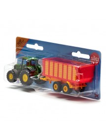 SIKU CLAAS TRACTOR WITH SILAGE TRAILER 約翰迪爾青貯旅行車