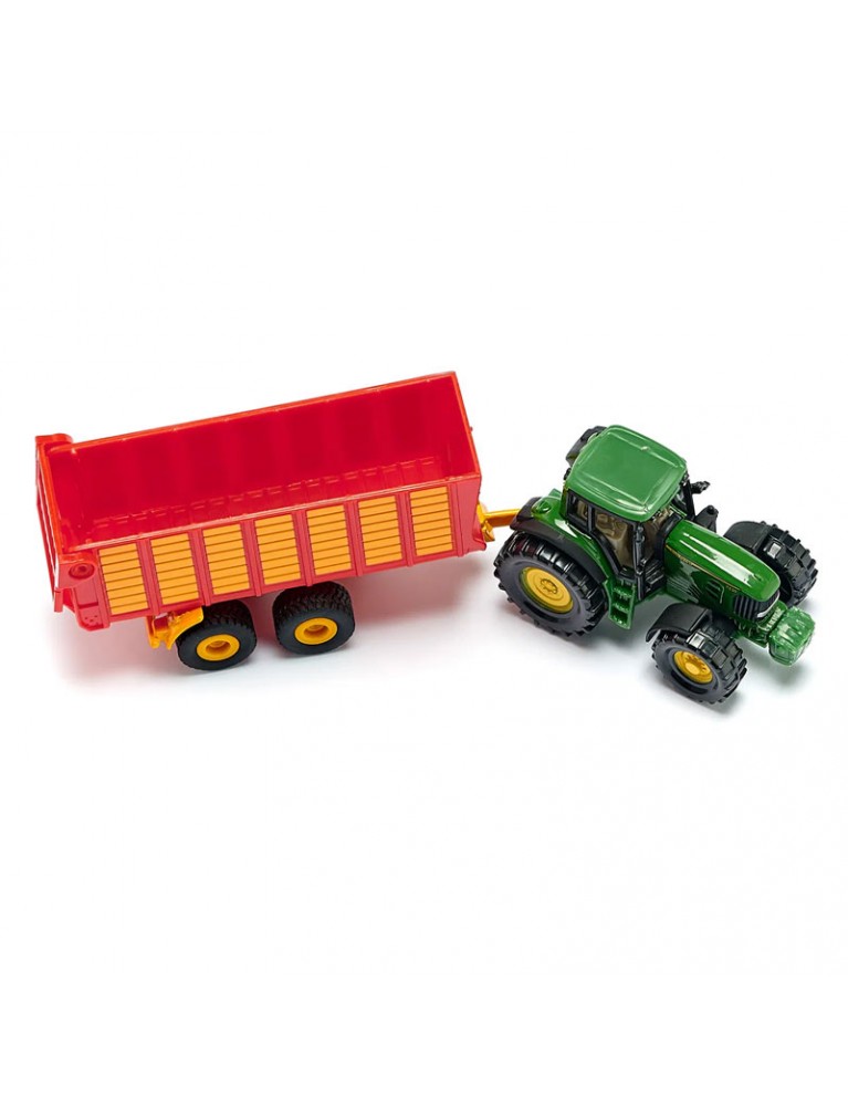 SIKU CLAAS TRACTOR WITH SILAGE TRAILER 約翰迪爾青貯旅行車 SIKU CLAAS TRACTOR WITH SILAGE TRAILER 約翰迪爾青貯旅行車