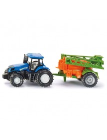 SIKU NEW HOLLAND WITH AMAZONE CROP SPRAYER 拖拉車連播種機 SIKU NEW HOLLAND WITH AMAZONE CROP SPRAYER 拖拉車連播種機