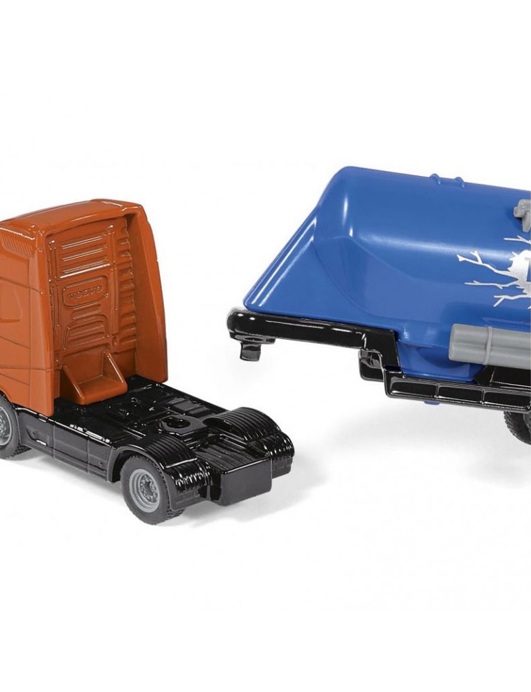 SIKU TRUCK WITH SILO TRAILER 運輸拖架車 SIKU TRUCK WITH SILO TRAILER 運輸拖架車