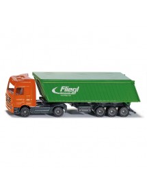 SIKU 1:87 MERCEDES-BENZ TRUCK WITH FLIEGL TIPPER TRAILER 運輸拖車