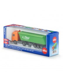 SIKU 1:87 MERCEDES-BENZ TRUCK WITH FLIEGL TIPPER TRAILER 運輸拖車