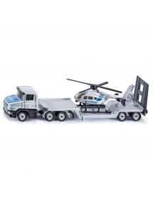 SIKU LOW LOADER WITH HELICOPTER 運輸車連直升機