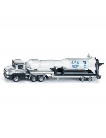 SIKU LOW LOADER WITH ROCKET 運輸車連火箭