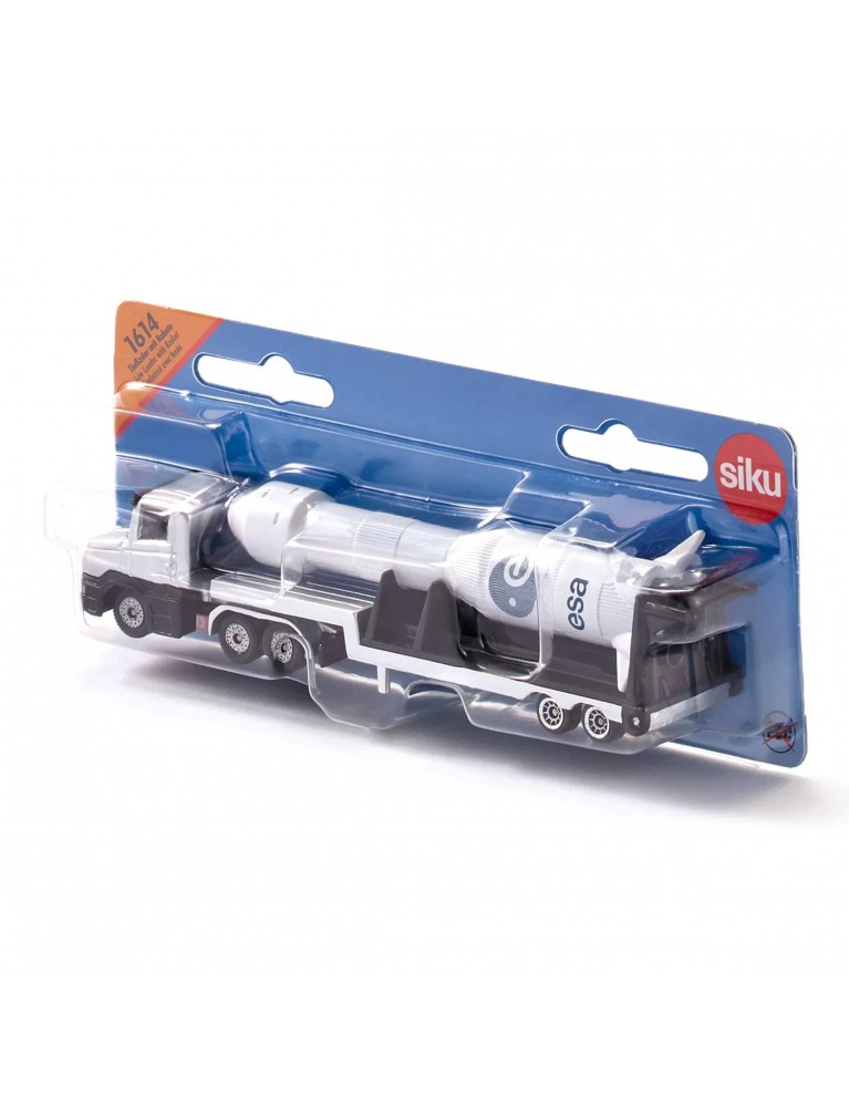 SIKU LOW LOADER WITH ROCKET 運輸車連火箭 SIKU LOW LOADER WITH ROCKET 運輸車連火箭