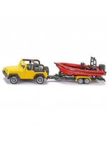 SIKU JEEP WITH BOAT 吉普車連船 SIKU JEEP WITH BOAT 吉普車連船