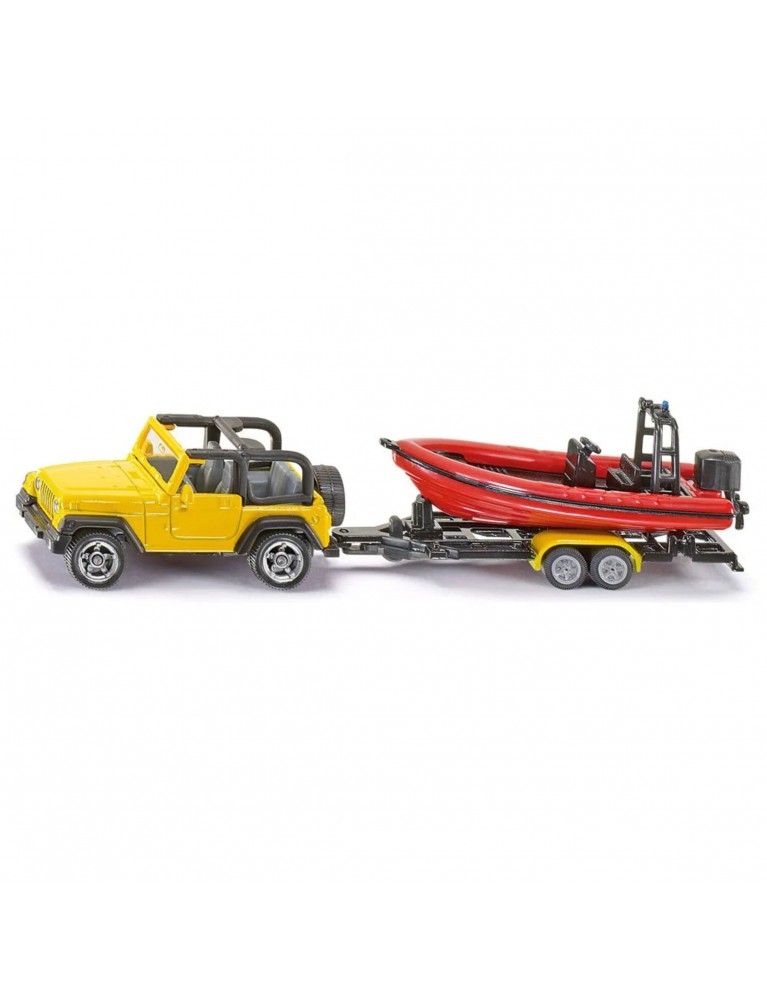 SIKU JEEP WITH BOAT 吉普車連船 SIKU JEEP WITH BOAT 吉普車連船