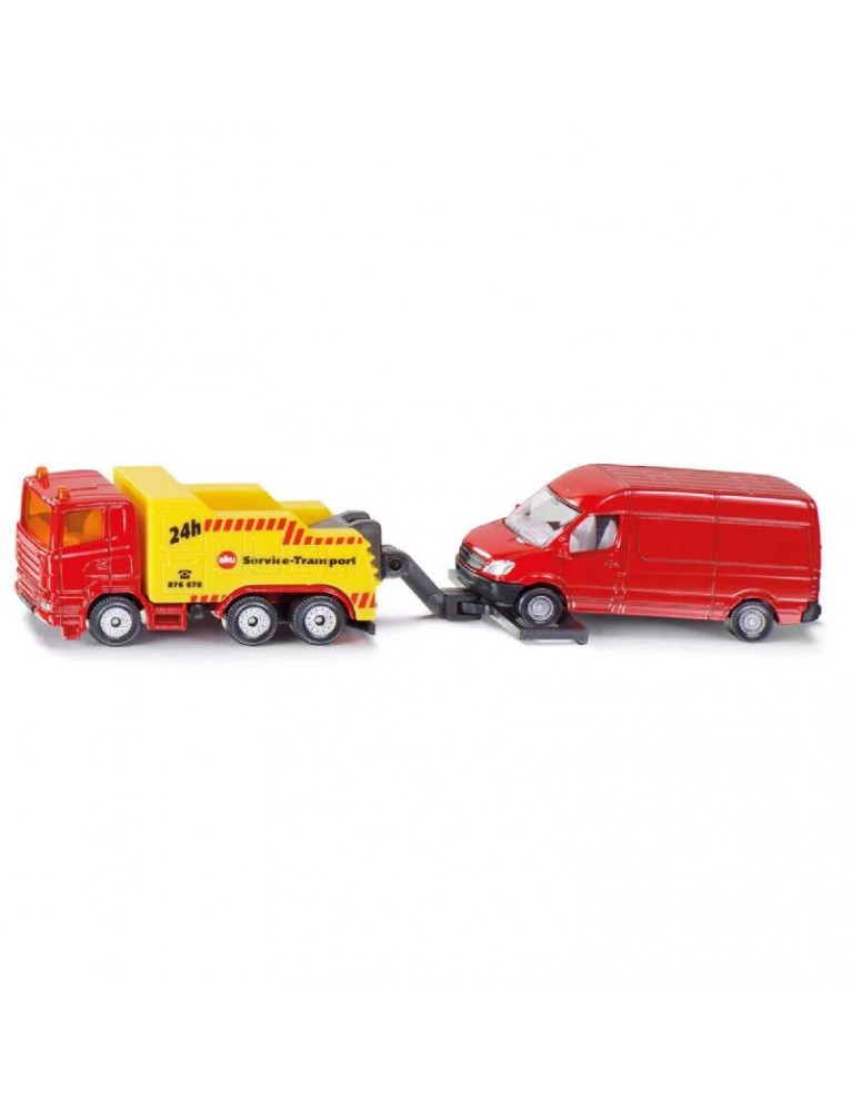 SIKU BREAKDOWN TRUCK WITH VAN 工程拖車連貨車 SIKU BREAKDOWN TRUCK WITH VAN 工程拖車連貨車
