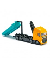 SIKU 1:87 VOLVO ROLL-OFF TIPPER WITH CRANE 富豪吊臂車