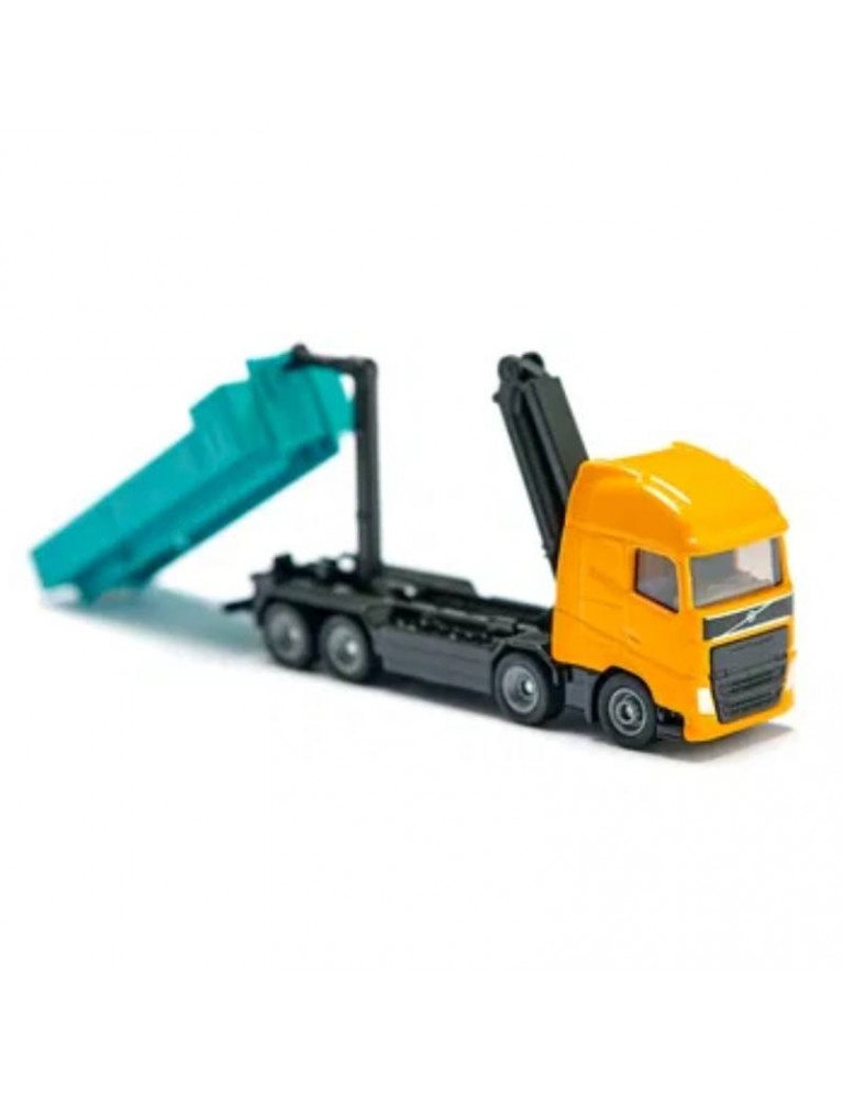 SIKU 1:87 VOLVO ROLL-OFF TIPPER WITH CRANE 富豪吊臂車 SIKU 1:87 VOLVO ROLL-OFF TIPPER WITH CRANE 富豪吊臂車