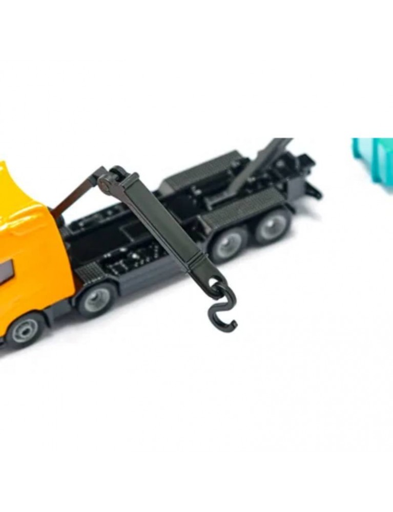 SIKU 1:87 VOLVO ROLL-OFF TIPPER WITH CRANE 富豪吊臂車 SIKU 1:87 VOLVO ROLL-OFF TIPPER WITH CRANE 富豪吊臂車
