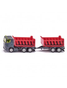 SIKU TRUCK WITH DUMPER BODY AND TIPPING TRAILER 運輸車連拖車 SIKU TRUCK WITH DUMPER BODY AND TIPPING TRAILER 運輸車連拖車