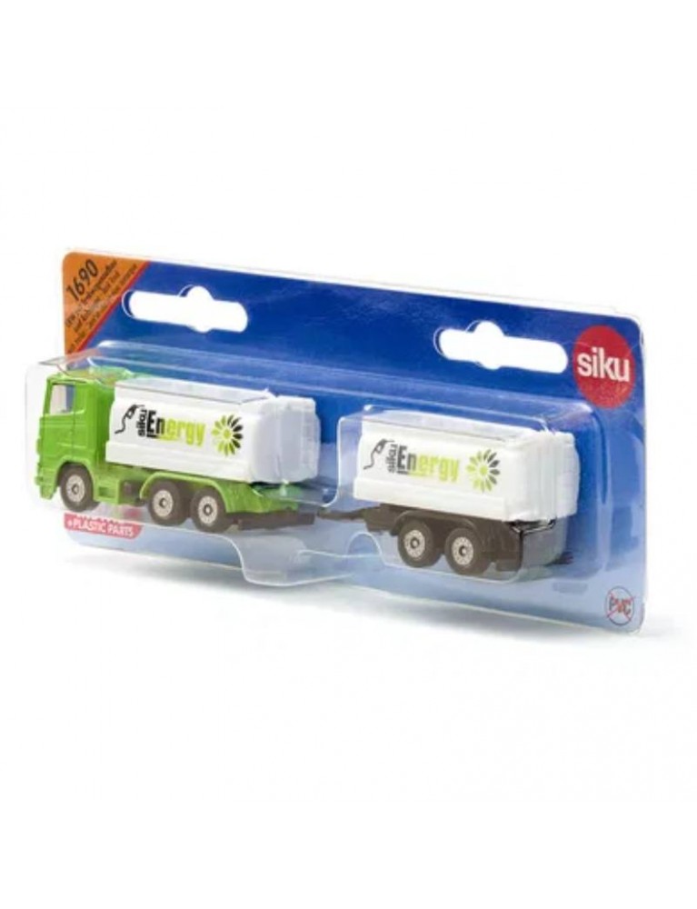SIKU 1:87 TRUCK WITH SUPERSTRUCTURE AND TRAILER 運輸缸車 SIKU 1:87 TRUCK WITH SUPERSTRUCTURE AND TRAILER 運輸缸車