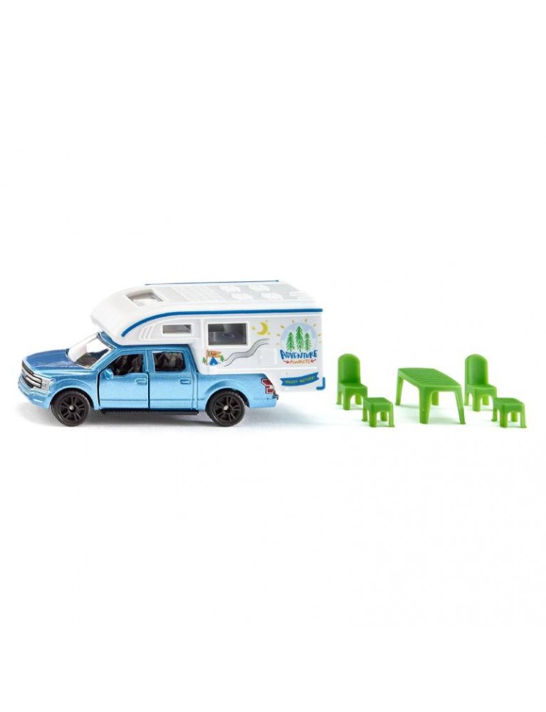 SIKU FORD F150 PICK-UP CAMPER 福特旅行車 SIKU FORD F150 PICK-UP CAMPER 福特旅行車