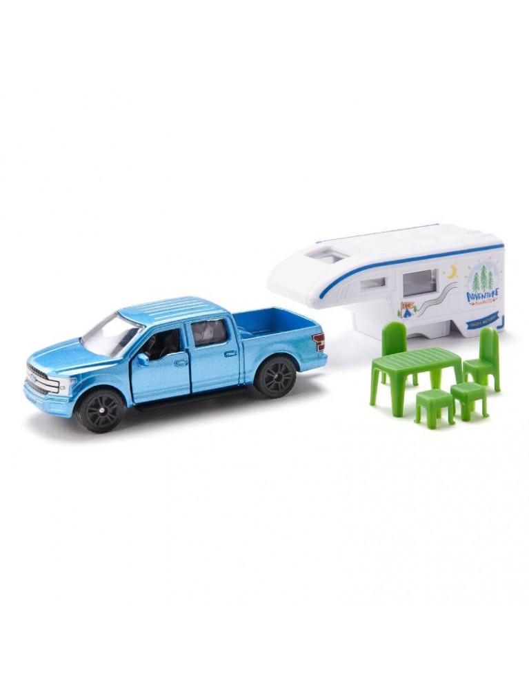 SIKU FORD F150 PICK-UP CAMPER 福特旅行車 SIKU FORD F150 PICK-UP CAMPER 福特旅行車