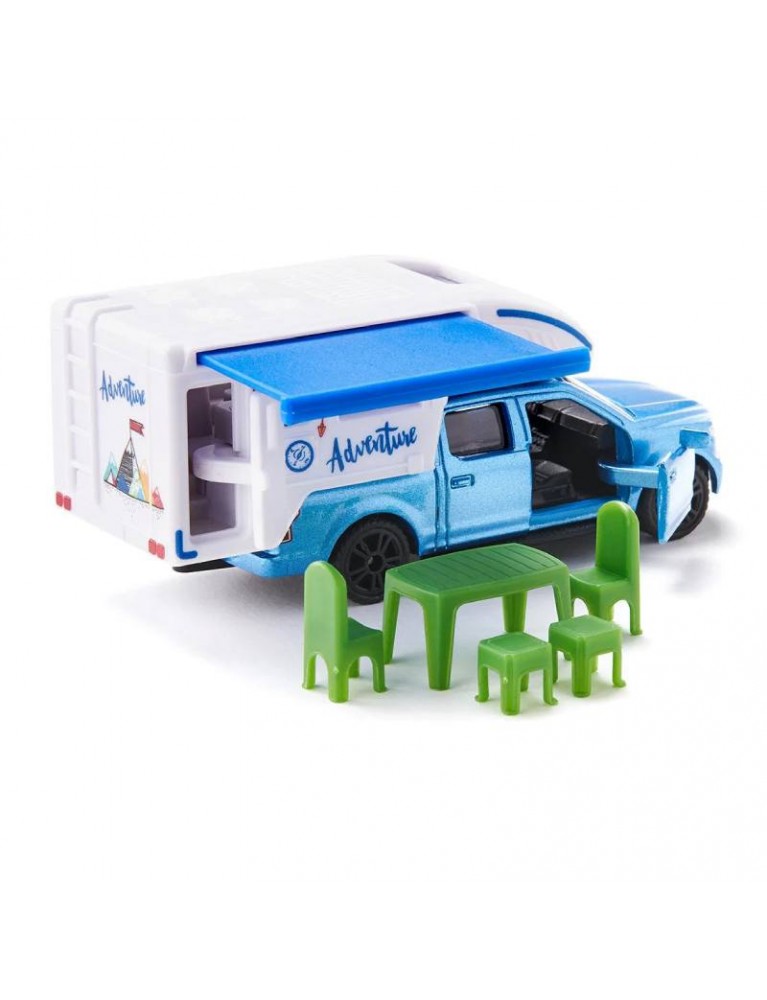 SIKU FORD F150 PICK-UP CAMPER 福特旅行車 SIKU FORD F150 PICK-UP CAMPER 福特旅行車