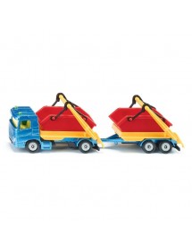 SIKU TRUCK WITH SKIP AND TRAILER 翻斗卡車