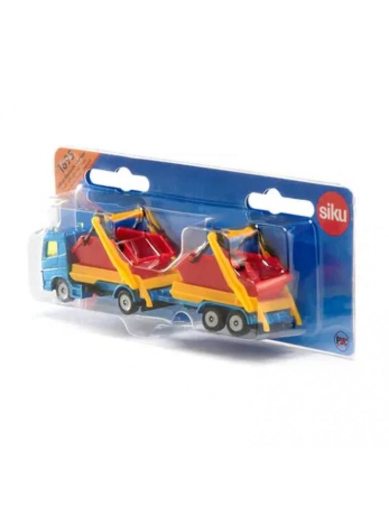 SIKU TRUCK WITH SKIP AND TRAILER 翻斗卡車 SIKU TRUCK WITH SKIP AND TRAILER 翻斗卡車