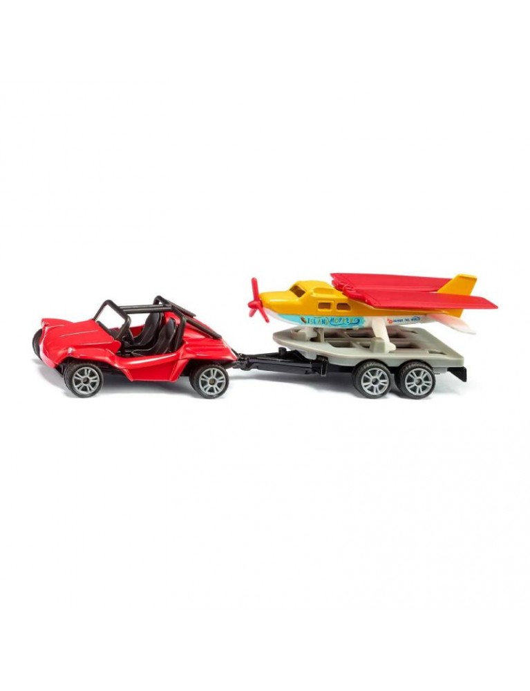 SIKU BUGGY WITH SPORTING AIRPLANE 沙灘車拖架連飛機 SIKU BUGGY WITH SPORTING AIRPLANE 沙灘車拖架連飛機