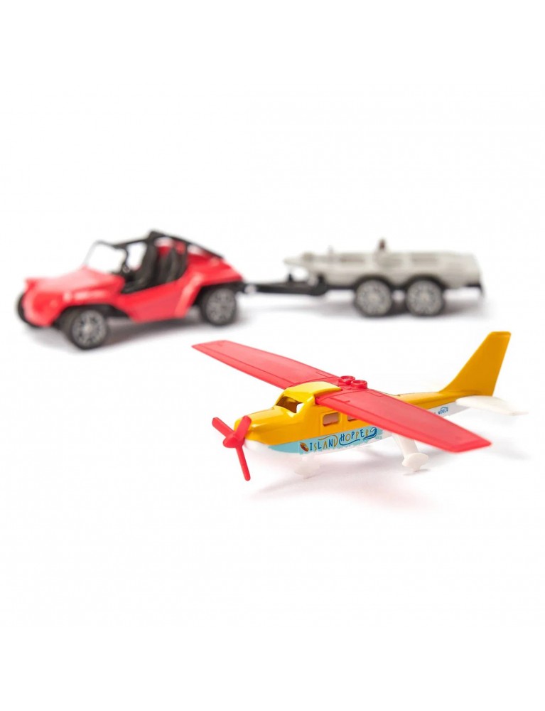 SIKU BUGGY WITH SPORTING AIRPLANE 沙灘車拖架連飛機 SIKU BUGGY WITH SPORTING AIRPLANE 沙灘車拖架連飛機