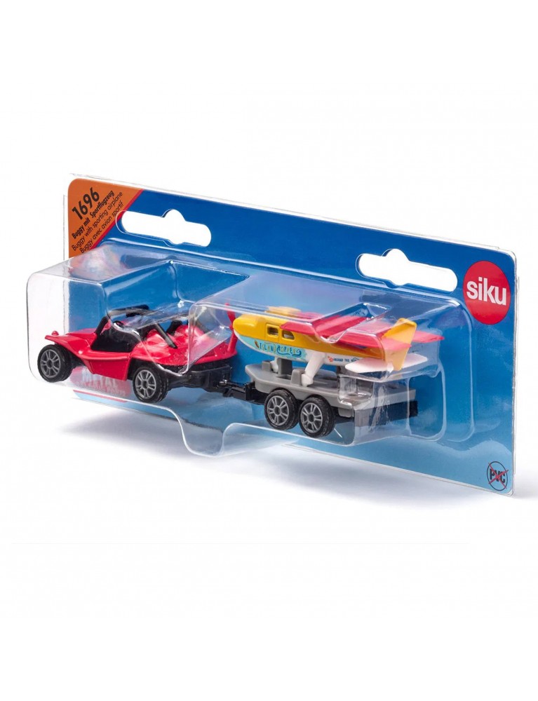 SIKU BUGGY WITH SPORTING AIRPLANE 沙灘車拖架連飛機 SIKU BUGGY WITH SPORTING AIRPLANE 沙灘車拖架連飛機