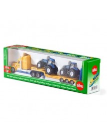 SIKU 1:87 TRUCK WITH NEW HOLLAND TRACTORS 運輸拖拉車