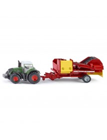 SIKU 1:87 TRACTOR WITH POTATO HARVESTER 採集薯仔拖車