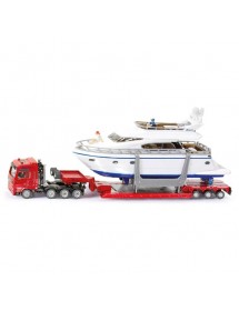 SIKU 1:87 HEAVY HAULAGE TRANSPORTER WITH YACHT 重型拖拉運輸車與遊艇