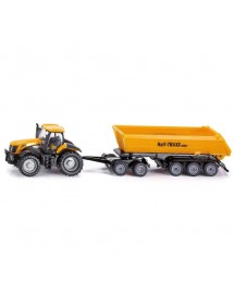 SIKU 1:87 TRACTOR WITH DOLLY AND TIPPING 拖拉機與移動車及小費拖車