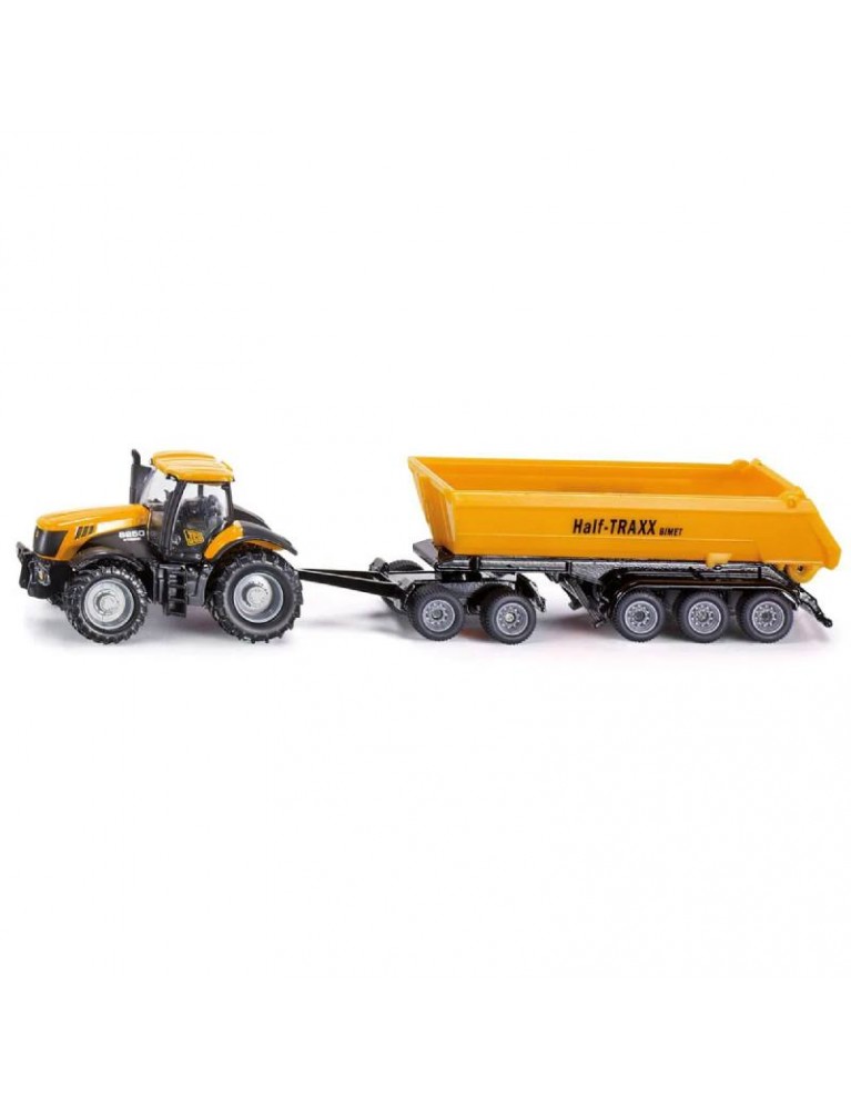SIKU 1:87 TRACTOR WITH DOLLY AND TIPPING 拖拉機與移動車及小費拖車 SIKU 1:87 TRACTOR WITH DOLLY AND TIPPING 拖拉機與移動車及小費拖車