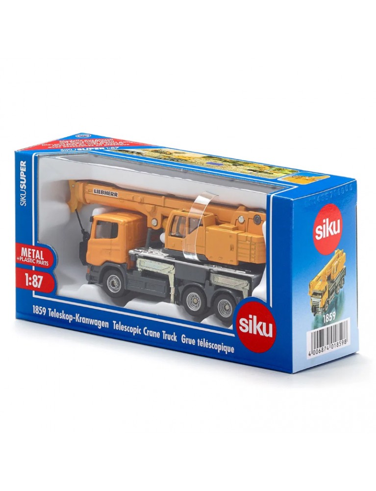 SIKU 1:87 LIEBHERR TELESCOPIC CRANE TRUCK 伸縮吊臂車 SIKU 1:87 LIEBHERR TELESCOPIC CRANE TRUCK 伸縮吊臂車