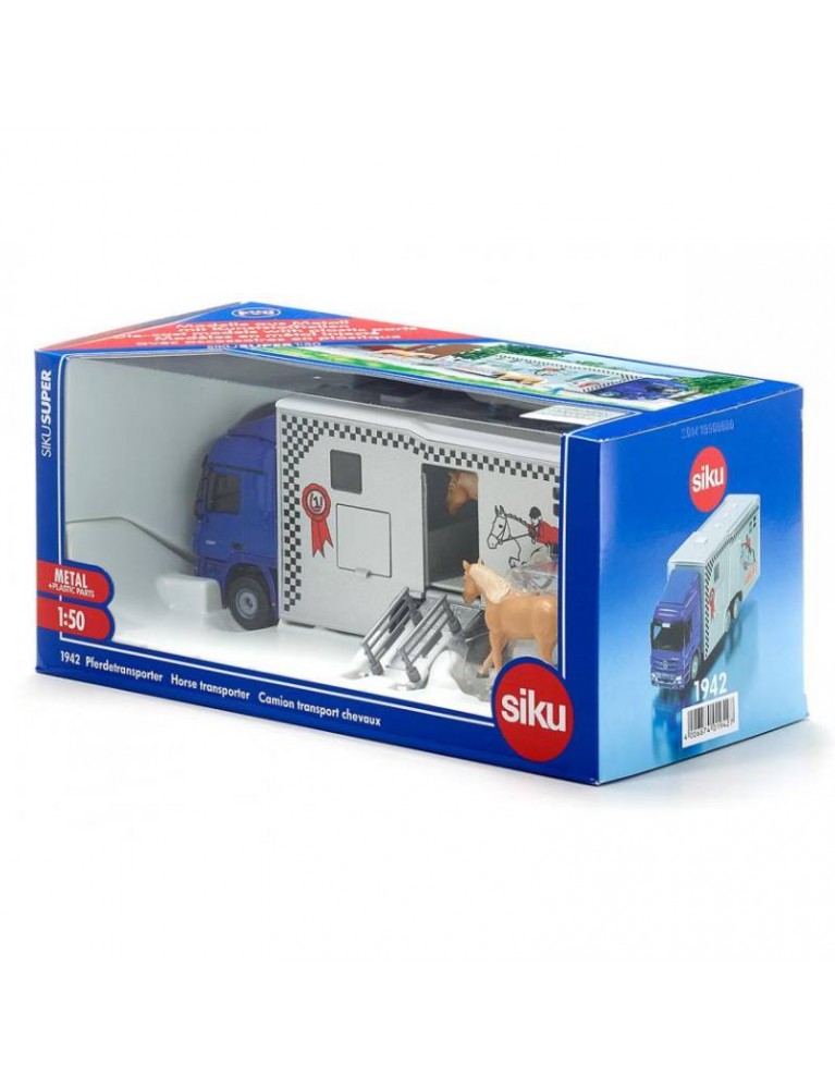 SIKU 1:50 HORSE TRANSPORTER 馬匹運輸車 SIKU 1:50 HORSE TRANSPORTER 馬匹運輸車