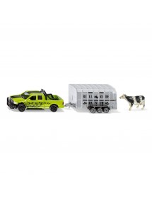 SIKU 1:50 RAM1500 WITH LIVESTOCK TRAILER 生畜運輸卡車