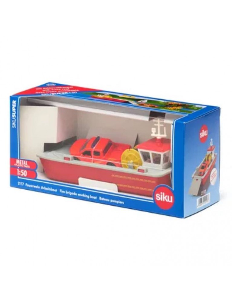 SIKU 1:50 FIRE BRIGADE WORKING BOAT消防海事船 SIKU 1:50 FIRE BRIGADE WORKING BOAT消防海事船