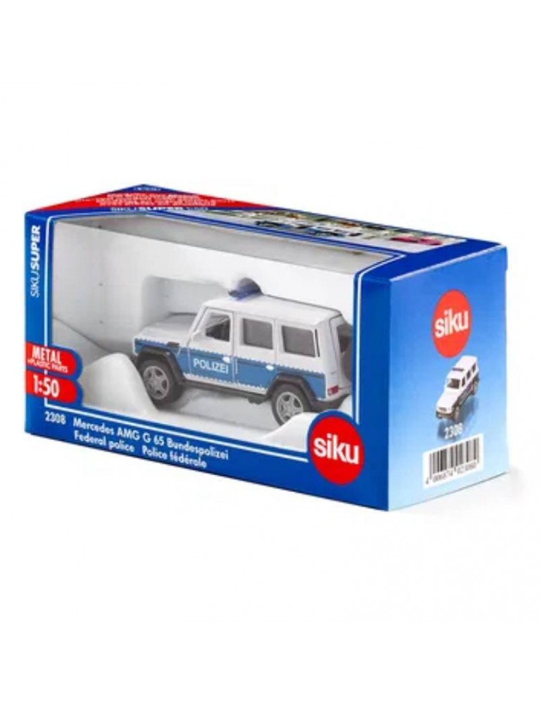 SIKU 1:50 MERCEDES-AMG G65 POLICE CAR WITH TRAILER HITCH 平治警車 SIKU 1:50 MERCEDES-AMG G65 POLICE CAR WITH TRAILER HITCH 平治警車
