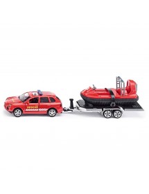 SIKU 1:50 CAR WITH TRAILER AND HOVERCRAFT 氣墊飛船運輸車