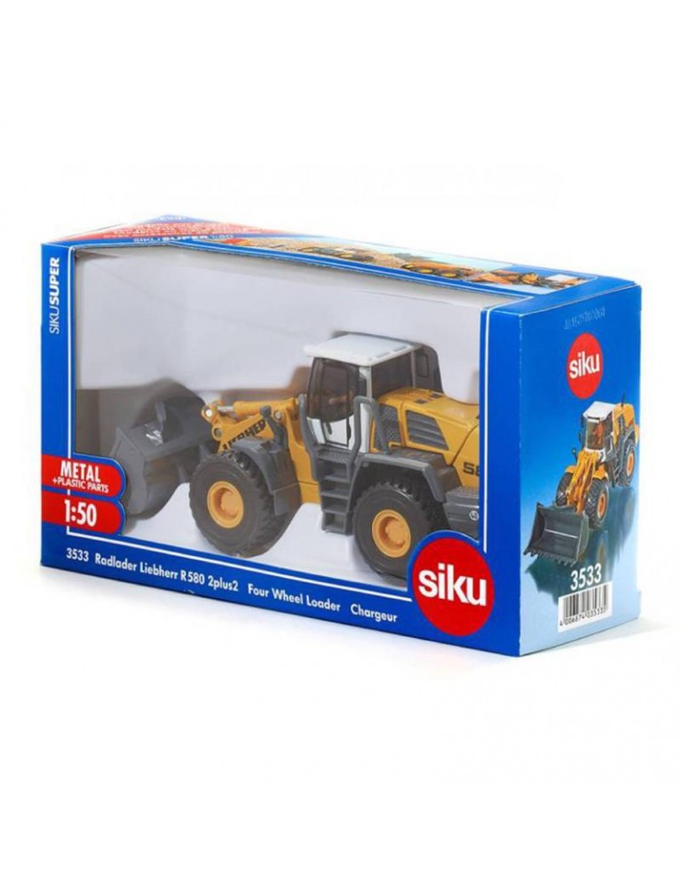 SIKU 1:50 FOUR WHEEL LOADER LIEBHERR R580 四輪裝載機R580 SIKU 1:50 FOUR WHEEL LOADER LIEBHERR R580 四輪裝載機R580