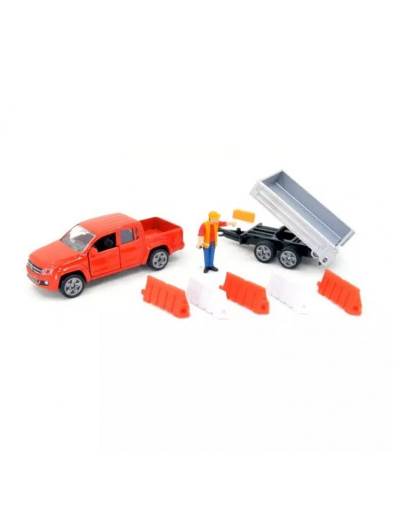 SIKU 1:55 TRACTOR WITH TIPPING TRAILER 載運車及拖拉車架 SIKU 1:55 TRACTOR WITH TIPPING TRAILER 載運車及拖拉車架