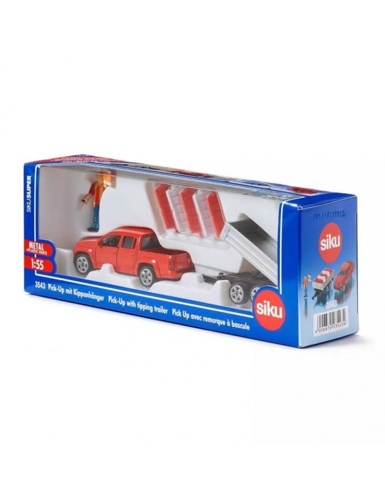 SIKU 1:55 TRACTOR WITH TIPPING TRAILER 載運車及拖拉車架 SIKU 1:55 TRACTOR WITH TIPPING TRAILER 載運車及拖拉車架