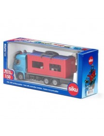 SIKU 1:50 LKW MIT BAUCONTAINER 吊臂運輸車