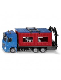 SIKU 1:50 LKW MIT BAUCONTAINER 吊臂運輸車