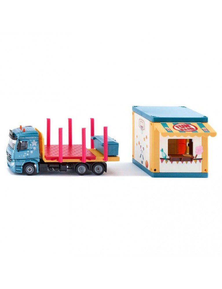 SIKU 1:50 PREFAB HOUSE TRANSPORTER 搬屋貨車 SIKU 1:50 PREFAB HOUSE TRANSPORTER 搬屋貨車
