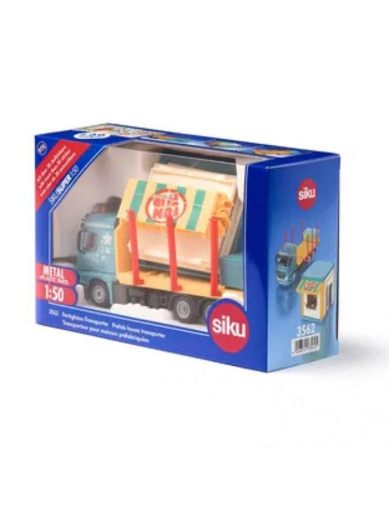 SIKU 1:50 PREFAB HOUSE TRANSPORTER 搬屋貨車 SIKU 1:50 PREFAB HOUSE TRANSPORTER 搬屋貨車